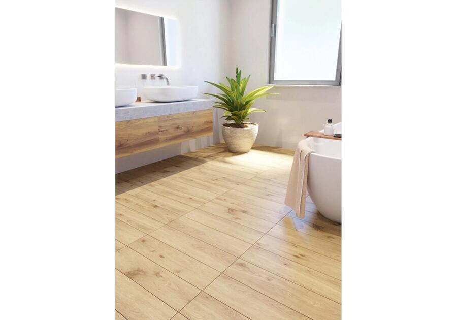 Zdjęcie: Gres szkliwiony Oryginal Wood Brown matt 18,5x59,8 cm CERSANIT