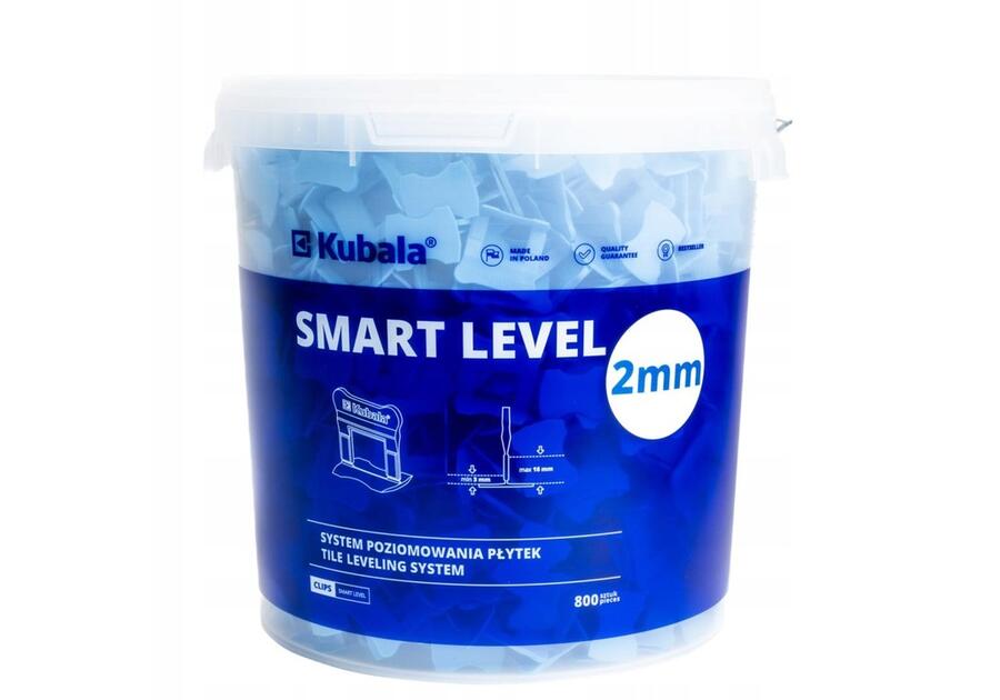 Zdjęcie: KLIPSY SMART LEVEL 2 MM wiadro 800 szt