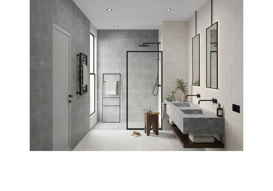 Zdjęcie: gres silver peak g319 light grey mat 29,8x59,8 cersanit