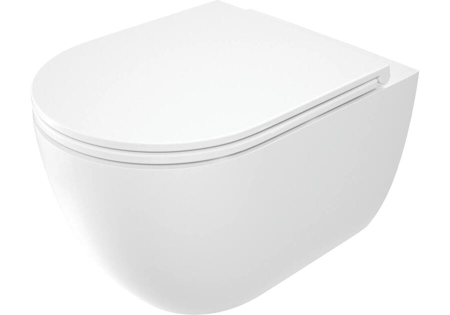 Zdjęcie: miska wc wisząca deante round z deską wolnoopadającą duroplast cgrd6zpw