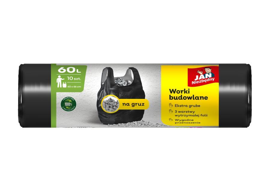 Zdjęcie: Worki LD budowlane T-Shirt 60 L - 10 szt. JAN NIEZBĘDNY