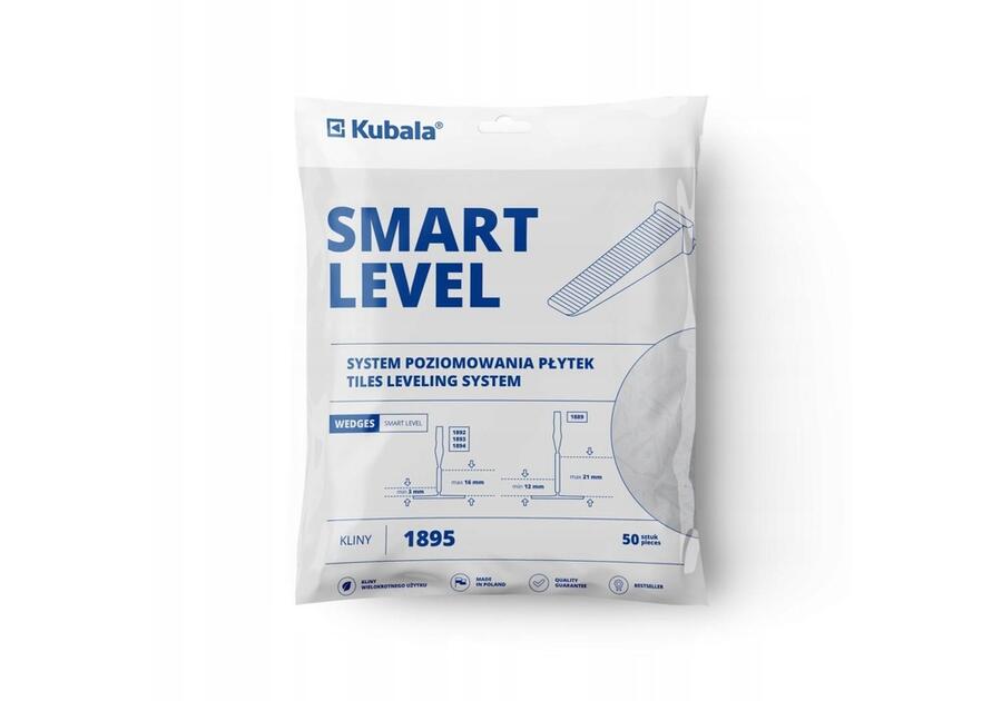 Zdjęcie: Kliny montażowe Kubala SMART LEVEL op. 50 szt.